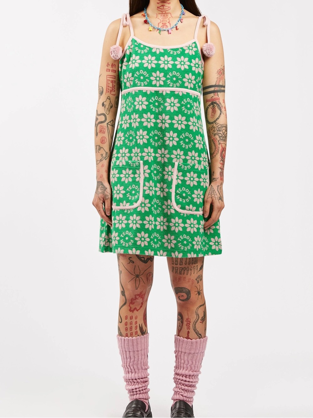teddy fresh Terry cloth dress small